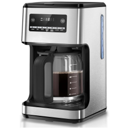 Cafeteira Programável de 14 xícaras com Filtro Reutilizável, Placa Quente para Manter, Temporizador e Autolimpante, 110V 800W, Kismile