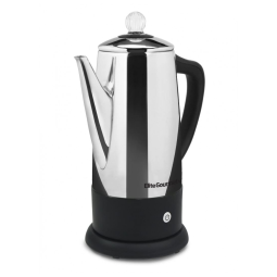 Cafeteira 12 xícaras em Aço Inoxidável, 110V, Elite Gourmet EC812, Prata