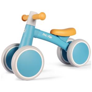 Bicicleta sem Pedal Infantil para Bebês de 1 a 2 anos, LOL FUN, Azul