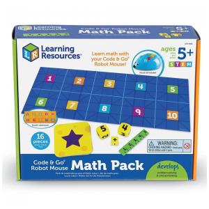 Learning Resources Code & Go Robot Mouse – Kit Educativo de Programação com Mouse Programável e 30 Cartões de Codificação para Crianças 5+