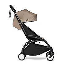 Carrinho de Bebê Leve e Compacto com Almofada de Assento e Dossel UV para Crianças de até 22 kg, Babyzen Yoyo2, Bege