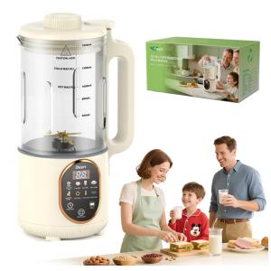 Máquina de Leite Vegetal Beyn Branca 1,8L 10 em 1 48 Lâminas Titânio Autolimpeza Aquecimento 110V
