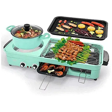 Churrasqueira Grill Elétrica para até