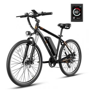 Bicicleta Elétrica Jasion EB5 – Aro 20", Dobrável, 7 Velocidades, Bateria Removível 36V/10.4Ah, Cor Preta