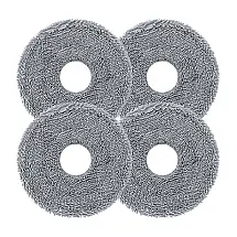 Mop de Reposição Roborock 4 Unidades Microfibra para Saros 20 e Qrevo Edge 2 Lavagem a 100 °C (212 °F)