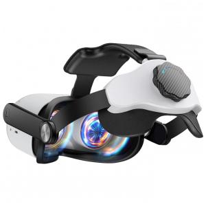 Topcube Head Strap for Oculus Quest 2 Replacement for Meta Quest 2 Elite Straps Ergonomic Comfort Enhanced Support Elevate VR Experience