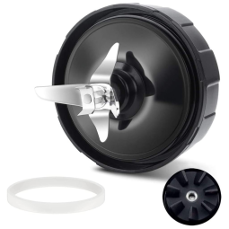 Peças Reposição Liquidificador 7 barbatanas para Pro Extractor Blade Auto iQ BL642 BL480D BL480, FEILIFAN Nutri Ninja, Preto