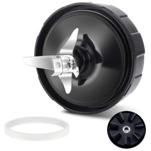 Peças Reposição Liquidificador 7 barbatanas para Pro Extractor Blade Auto iQ BL642 BL480D BL480, FEILIFAN Nutri Ninja, Preto