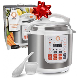 Panela de Pressão Elétrica 13 em 1 Programável de 5.6L com Tela LED, 110v, MASTERCHEF MTF PCR 417, Prateado