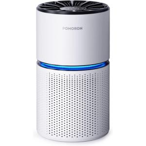 Purificador de Ar com Filtro True HEPA H113, Área até 57 m2, POMORON MJ003H, Preto