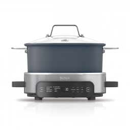 Panela Elétrica 6 Litros 8 em 1 Substitui 10 Ferramentas de Cozinha, 110V 1400W, Ninja MC1101, Azul