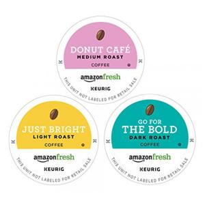 Fresh Cápsulas de Café, 3 Sabores Compatível com Keuring, 60 Unidades, FRESH, Branco