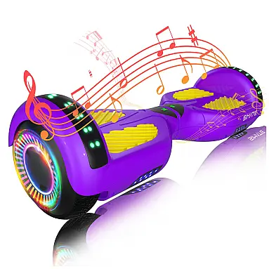Hoverboard SIMATE Roxo Amarelo Todo