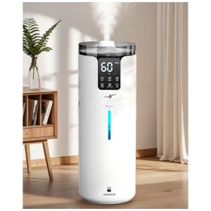 Umidificador Ultrassônico 16L com Display LED e Silencioso, LACIDOLL, Branco