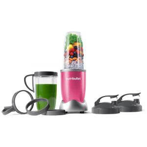 Liquidificador para Vitaminas com 13 Acessórios, 110V 900W, NUTRIBULLET NB9 1301PINK, Rosa