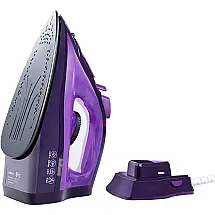 Ferro de Passar a Vapor com Sistema Antigotejamento, 2000W, Roxo, 110v, JDH, Violeta