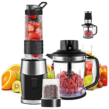 Liquidificador Portátil 600mL com Garrafa