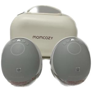 Bomba Tira Leite Elétrica com 3 Modos, 15 Níveis de Sucção e Controle Por Aplicativo, 2 Unidades, Momcozy BP223, Cinza