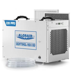 Desumidificadorcom Bomba de 104 Litros para Ambientes Amplos, ALORAIR Sentinel HDi100, Branco