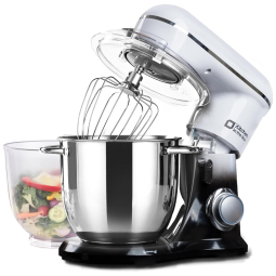 Batedeira Kitchen in the box Stand Mixer com 2 Tigelas, 4,5Litros e 5Litros, Kitchen Mixer Elétrico Leve para Uso Diário