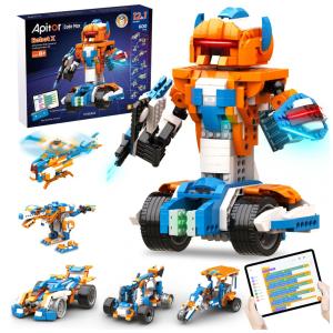 Robô de Codificação STEM Educativo para Crianças 8 a 12 Anos, Apitor