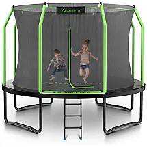 Ancheer Trampolim 426,72 cm com Rede, Escada e Revestimento Antirrust, Aprovado pela ASTM, Para Crianças e Adultos, Montagem Rápida.