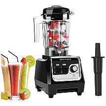 Liquidificador 2L com Alta Velocidade e 9 Predefinições, 1400W, 110v, WELMIXDONE QN 206, Preto