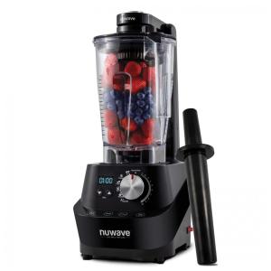 Liquidificador Profissional com 10 Velocidades 6 Predefinições e Motor de 2,5HP, 1500W, 110v, NUWAVE 28202, Preto