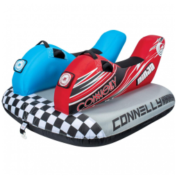 Boia Rebocável Aquática CWB Ninja para 2 Pessoas, Connelly, Vermelha e Azul