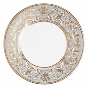Prato para Salada de 24 cm, Mais Elegância em Sua Mesa com Formato Redondo e Material de Porcelana Fina de Osso, Wedgwood Renaissance