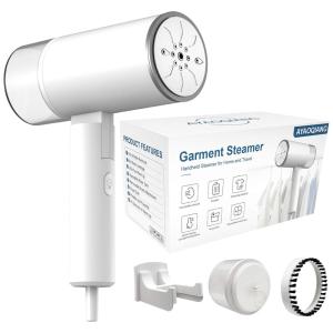 Vaporizador de Roupas Profissional Aquecimento 20s com Capacidade de 200ml, 1200W, 110v, AYAOQIANG Steam Presses, Branco