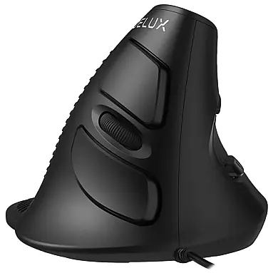 Mouse Ergonômico com Fio Reduz
