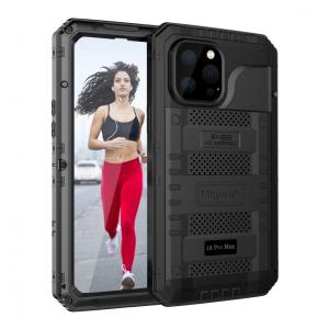 Capa para Iphone 13 Pro Max com Protetor de Tela Embutido e à Prova dÁgua, Mitywah, Preta