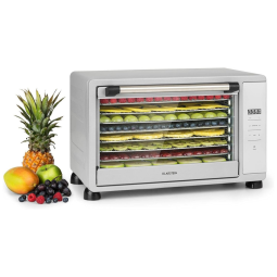 KLARSTEIN Máquina Desidratadora de Alimentos Automática 8 Bandejas e Controle de Temperatura, 110V