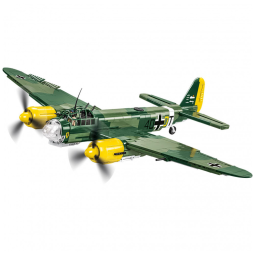 Kit de Construção Avião Junkers JU88 da Segunda Guerra Mundial com 1160 Peças, COBI, Verde