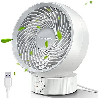 Ventilador de Mesa Mini Portátil