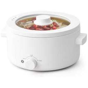 Olayks Panela Elétrica Multifuncional 2L, Aço Inoxidável com Controle de Temperatura 110V, 350W, Branca