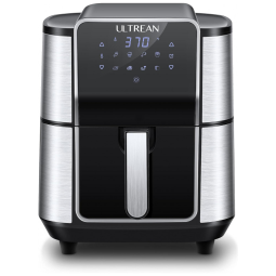 Fritadeira Elétrica AirFryer, Capacidade 5.6L com Painel Digtal, 1700W, 110V, ULTREAN AF0302, Preto