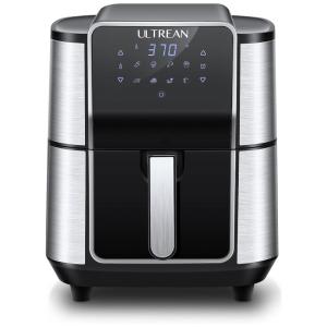 Fritadeira Elétrica AirFryer, Capacidade 5.6L com Painel Digtal, 1700W, 110V, ULTREAN AF0302, Preto