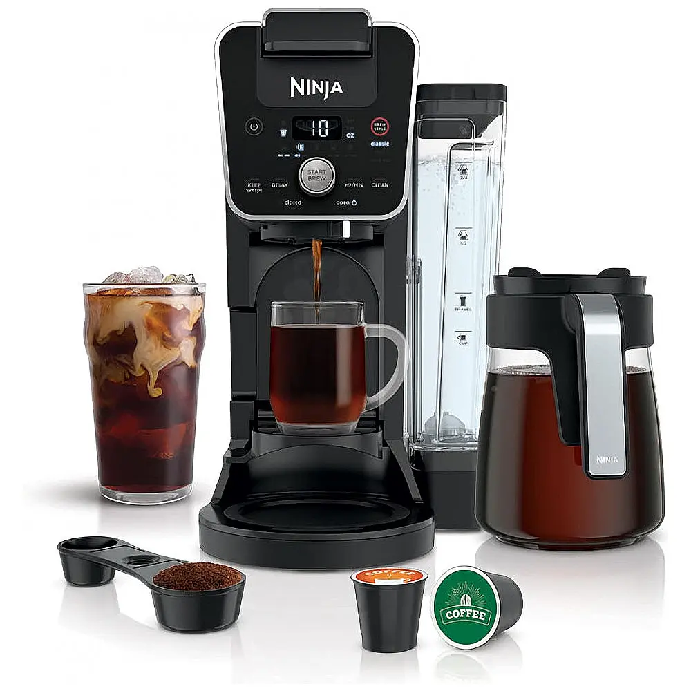 Cafeteira Elétrica Programável 1.7L com Painel Digital, 110v, NINJA CFP201, Preto