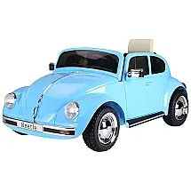 Carro, Carrinho Elétrico 1 Assento 6V, com Luzes de LED e Controle Remoto, AOSOM, Azul