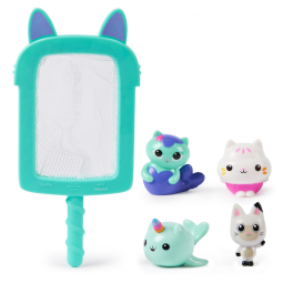 Divertido Jogo de Mergulho Swimways Gabbys Dollhouse Dive n Catch, Acessórios de Piscina para Crianças, Brinquedos Aquáticos para Festa