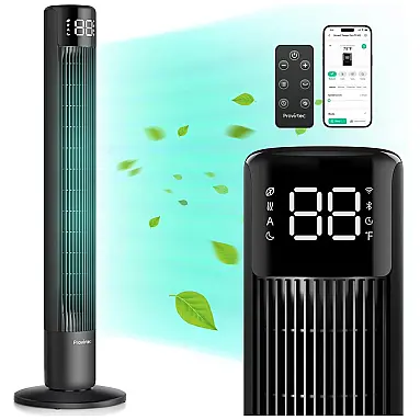 Ventilador de Torre sem Lâminas,