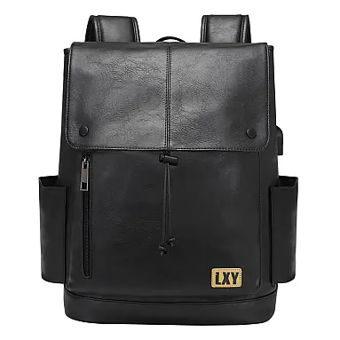 Mochila Unissex de Couro Sintético