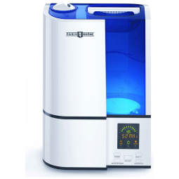 Umidificador para Quartos com Modo de Suspensão Silencioso, 4L, 24 Horas e Luz Noturna, PARIS RHONE, Branco