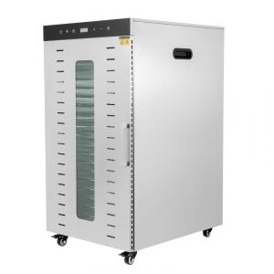 Desidratador de Alimentos Profissional com 20 Bandejas em Aço Inoxidável, Temporizador 24H e Controle de Temperatura, 110V 1700W, LSYSGSB