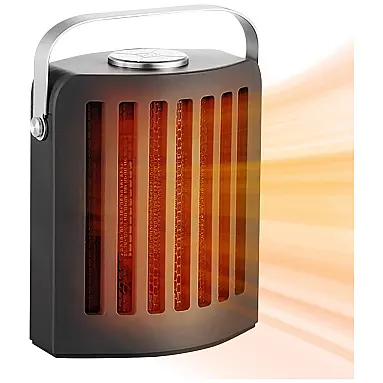 Aquecedor de Cerâmica Elétrico Portátil,