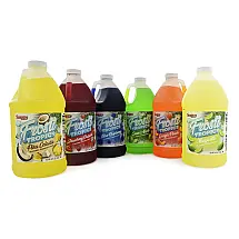 Xaropes para Slush Raspadinha SNAPPY Tropicais 6 Sabores 11L Kit Frozen Granita