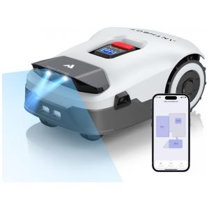 Cortador de Gramado Robô ANTHBOT Genie Cinza - Sem Fio, RTK+Visão 4 Câmeras, Até 1900 m², 20 Zonas, Mapeamento Automático