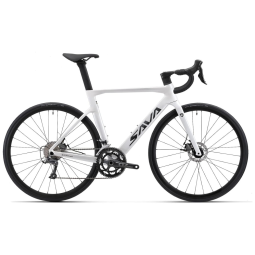 Bicicleta com Fibra de Carbono 700C, 18 Velocidades, SORA R3000, SAVADECK, Vermelho